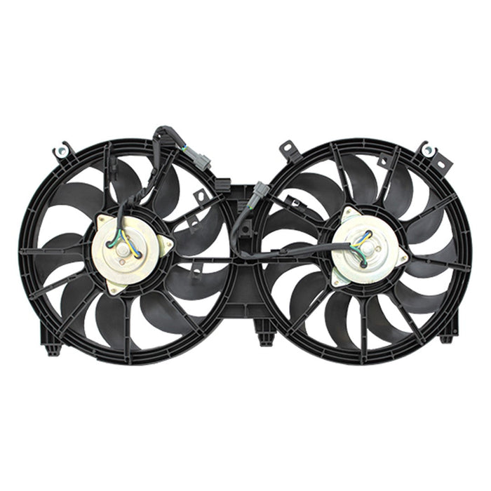 Nissan Maxima CAPA Certified Engine Cooling Fan Assembly Dual Fan Assy To 4-11 3.5L V6 - NI3115139C