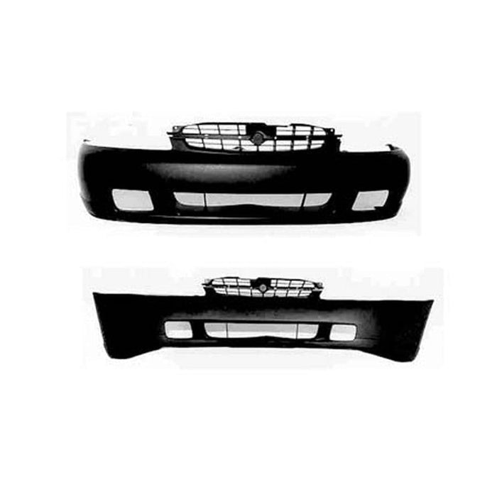 Nissan Altima CAPA Certified Front Bumper With Fog Light Washer Holes - NI1000170C