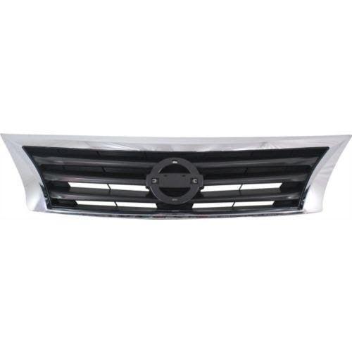 2013-2015 Nissan Altima Grille Black With Chrome Frame - NI1200250