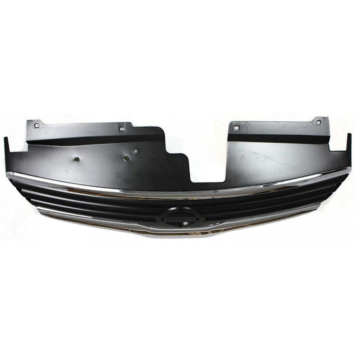 2007-2009 Nissan Altima Grille Chrome Black - NI1200221-Partify-Painted-Replacement-Body-Parts