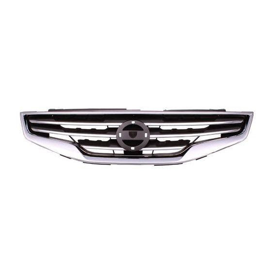 2010-2012 Nissan Altima Grille Chrome/Dark Gray - NI1200236-Partify-Painted-Replacement-Body-Parts