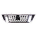 2017-2019 Nissan Armada Grille Painted Black With Chrome/Camera Sl/Platinum Model - NI1200287-Partify-Painted-Replacement-Body-Parts