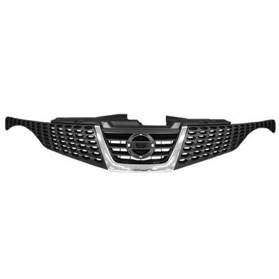 2011-2014 Nissan Juke Grille With Chrome Moulding - NI1200244-Partify-Painted-Replacement-Body-Parts