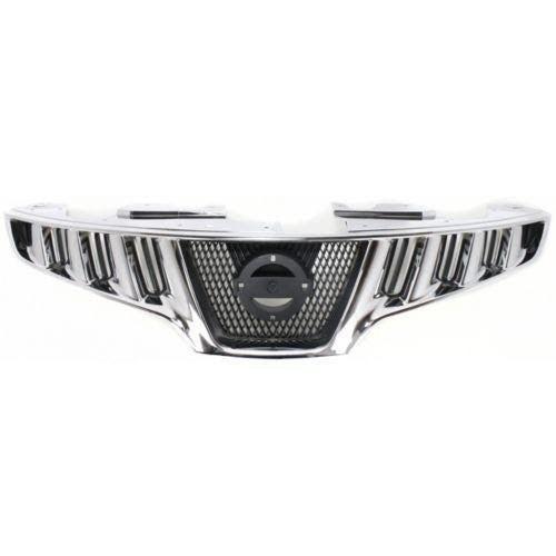 2009-2010 Nissan Murano Grille With Chrome Moulding - NI1200232-Partify-Painted-Replacement-Body-Parts