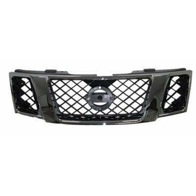 Conjunto de parrilla negra mate con moldura cromada para Nissan Pathfinder (certificación CAPA) - NI1200251C