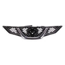 Nissan Qashqai CAPA Certified Grille Painted Black With Chrome Moulding Without Adaptive Cruise With Camera - NI1200289C