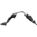 2017-2021 Nissan Qashqai Canadian Front Passenger Side Fender Liner Vacuum Molded - NI1249164-Partify-Painted-Replacement-Body-Parts