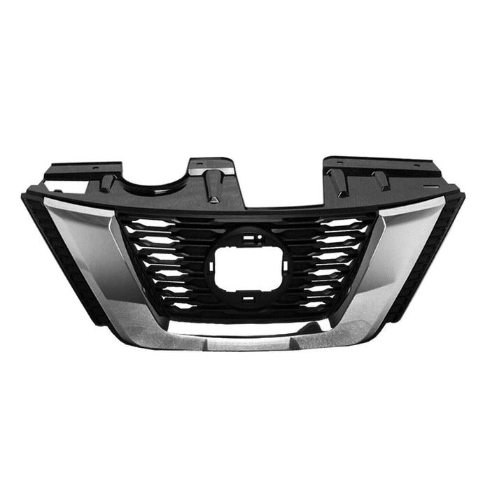 2018-2020 Nissan Rogue Grille Chrome/Textured Black Japan/Korea Built 2018/ Japan/Us Built 2019 - NI1200291-Partify-Painted-Replacement-Body-Parts