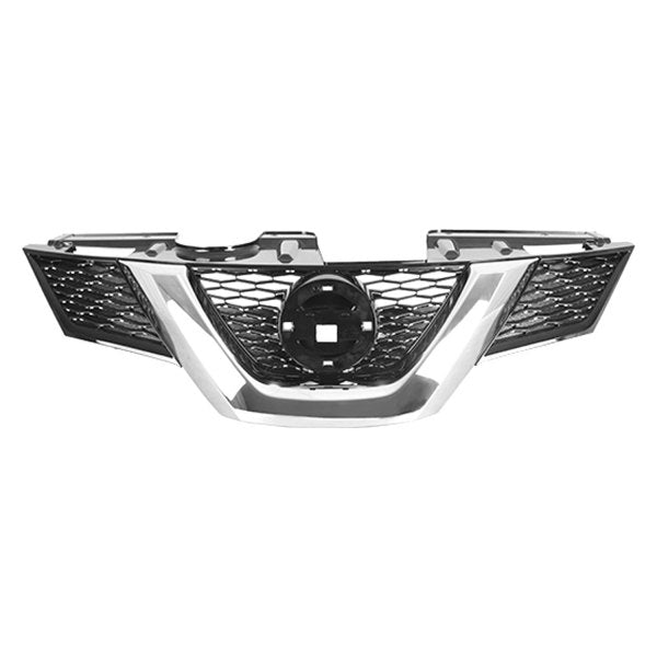 Nissan Rogue Lower CAPA Certified Grille Painted Black With Camera Hole For Korea Manufactured Models - NI1200305C