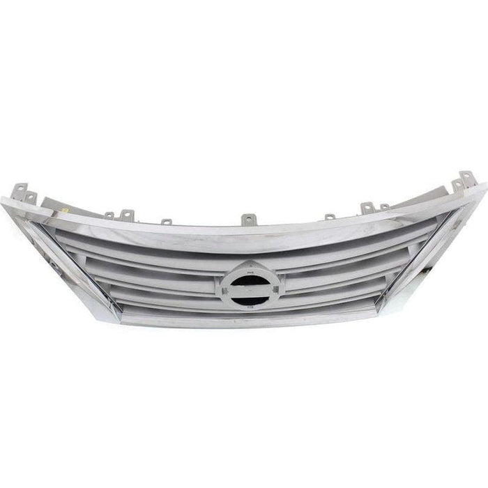 2013-2015 Nissan Sentra Grille Chrome/Silver - NI1200252-Partify-Painted-Replacement-Body-Parts