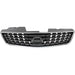 2008-2009 Nissan Sentra Grille Painted Dark Silver Black With Chrome Frame 2.0L - NI1200248-Partify-Painted-Replacement-Body-Parts