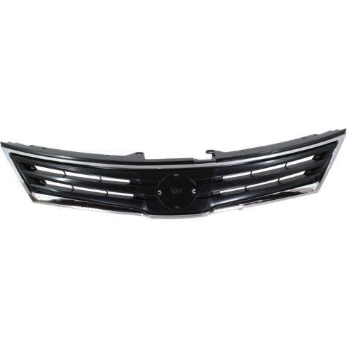 Nissan Versa CAPA Certified Grille Gray With Chrome Moulding Exclude 2012 Sedan - NI1200242C