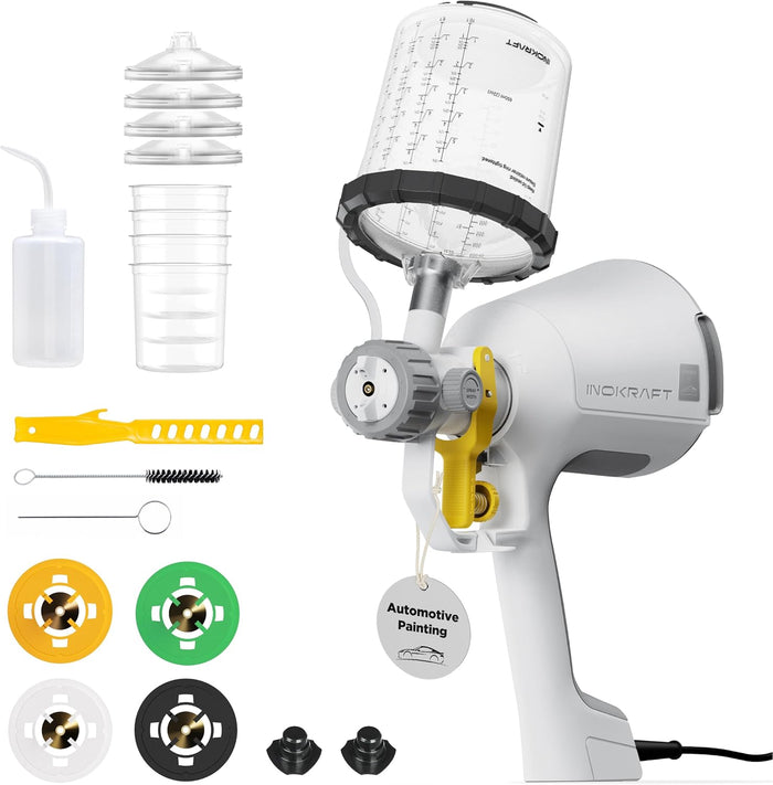 Electric HVLP Spray Paint Gun Kit - 800W, No Compressor | Partify