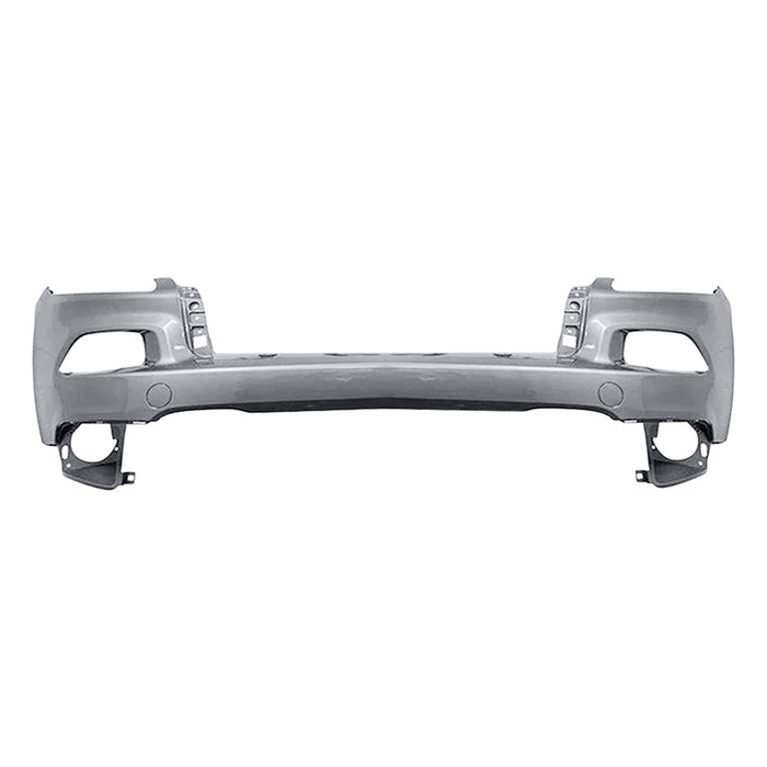 Jeep Cherokee Front Upper Bumper Without Headlight Washer Holes and Without Sensor Holes - CH1014112