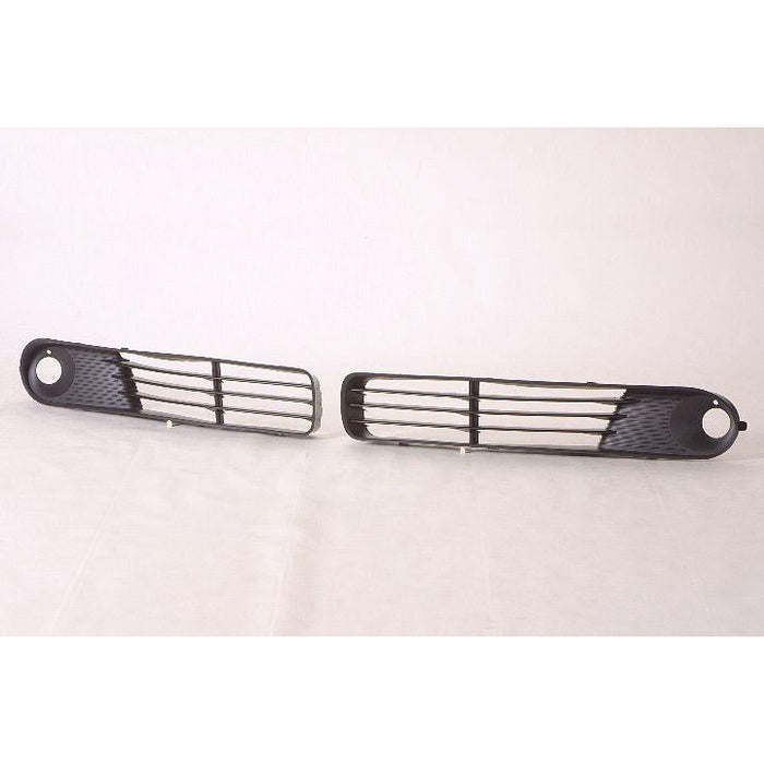 Pontiac G6 Lower CAPA Certified Grille Driver Side With Fog Lamp Hole Matte Black Coupe/Convertibleertible - GM1200579C