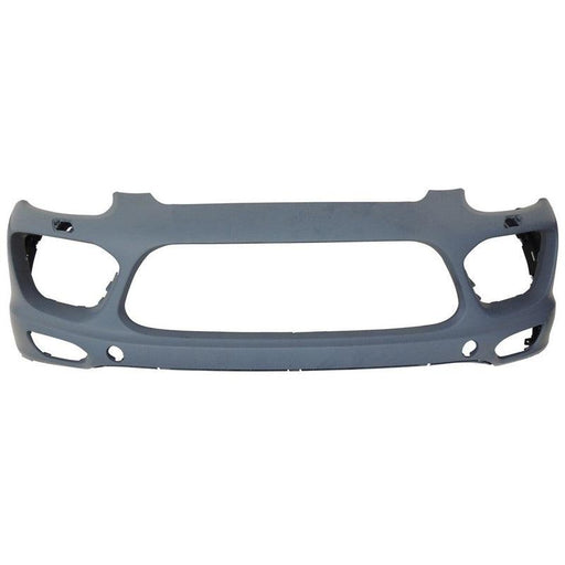 2013-2014 Porsche Cayenne Front Bumper Without Sensor Holes - PO1000180-Partify-Painted-Replacement-Body-Parts