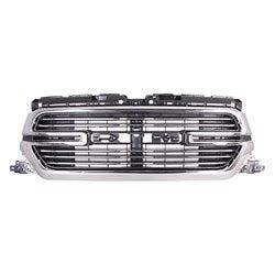 RAM Pickup RAM 1500 CAPA Certified Grille Chrome Surround With Chrome Billets Without Camera Laramie Model - CH1200426C