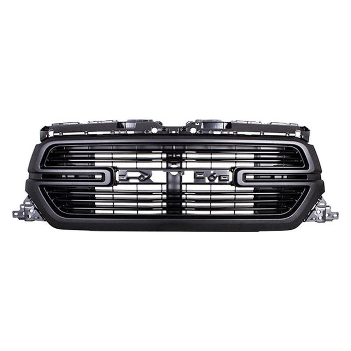 RAM Pickup RAM 1500 CAPA Certified Grille Matte Dark Gray Without Surround View Camera - CH1200429C