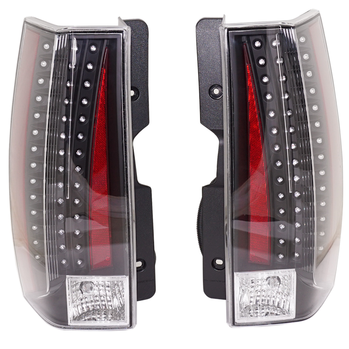 Cadillac Escalade/Escalade ESV Tail Light Set 2 Pcs Set Clear Lens/ Bezel - GM2811213