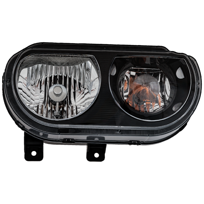 Dodge Challenger Passenger Side Headlight Assembly Halogen W/ Bezel Composite - CH2503358