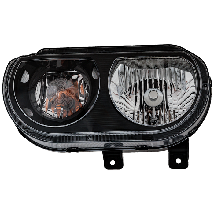 Dodge Challenger Driver Side Headlight Assembly Halogen W/ Bezel Composite - CH2502358