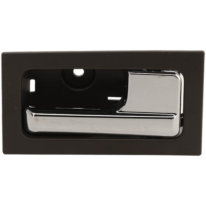 Ford F-150 King Ranch/Lariat/Lariat Limited/Platinum/SVT Raptor Front Passenger Side Interior Door Handle Pwr Locks Chrome/Gray Inside - FO1353152