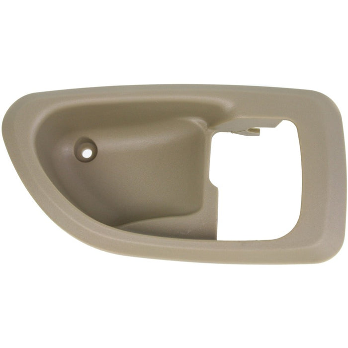 Chrysler Sebring/Dodge Stratus/Mitsubishi Galant Front Passenger Side Interior Door Handle Bezel Beige Inside Bezel - MI1359106