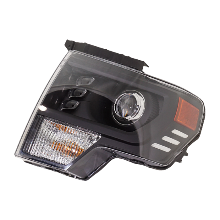 Ford F-150 Driver Side Headlight Assembly Led W/ Trim Projector Type Composite - FO2502403