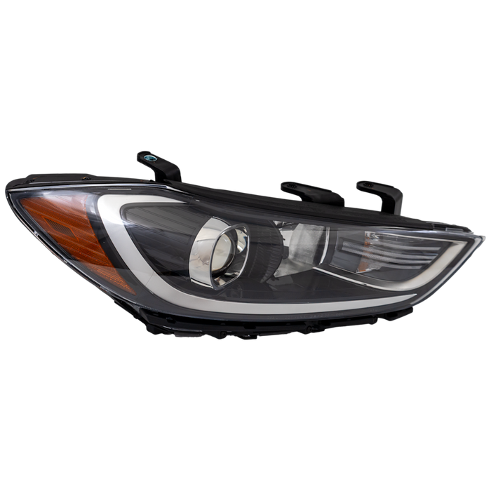 Hyundai Elantra Passenger Side Headlight Assembly Hid Usa Built Fixed Beam Composite - HY2503226