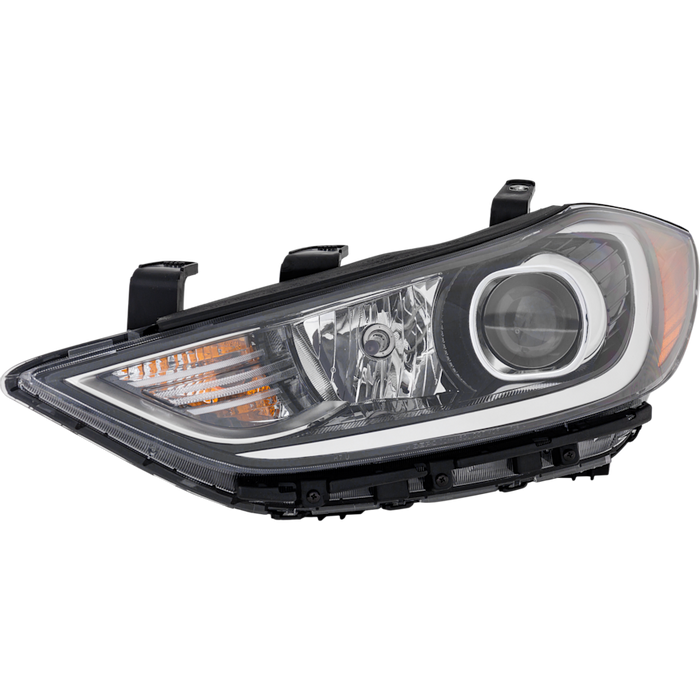 Hyundai Elantra Driver Side Headlight Assembly Hid Usa Built Fixed Beam Composite - HY2502226