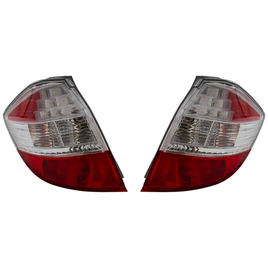 2007 Honda Accord Clear Tail Lights Right Side Passenger Taillight For 2009-2015 Honda Pilot – Red Clear Lens, Chrome Housing 2012 Honda Civic Tail Light - Foto 10
