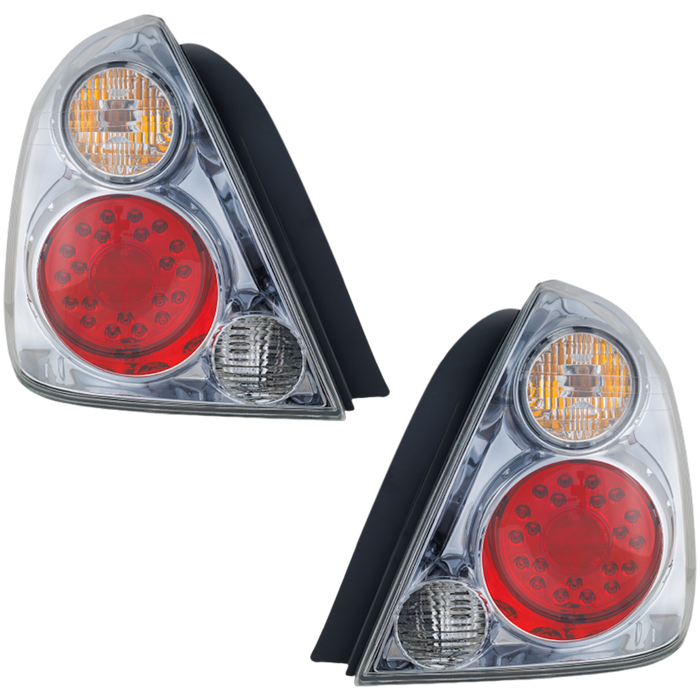 Nissan Altima Tail Light Set Led Clear/Red Lens Gun Metal - NI2811145