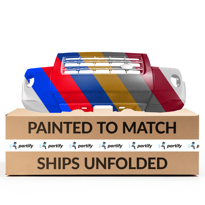 Land Rover LR2 CAPA Certified Front Bumper Without Sensor Holes With Headlight Washer Holes - RO1000125C