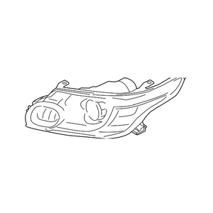 Driver Side Headlight Assembly image