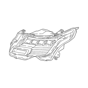 Driver Side Headlight Assembly image