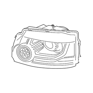 Passenger Side Headlight Assembly image