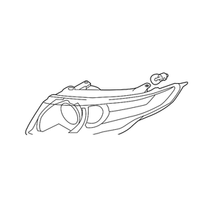 Driver Side Headlight Lens Housing image