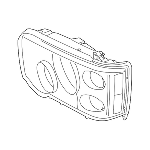Passenger Side Headlight Lens Housing image