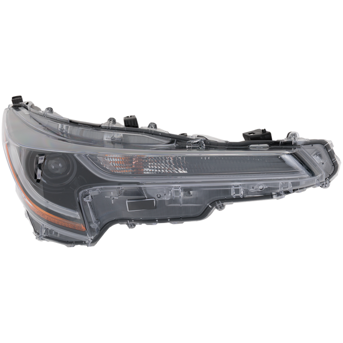 Toyota Corolla Base/Hybrid LE/Hybrid Nightshade/Hybrid SE/Hybrid XLE/Hybrid XSE/L/LE/Nightshade/SE/XLE/XSE Passenger Side Headlight Assembly Usa Built Composite Sedan - TO2503324
