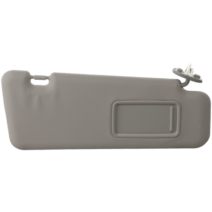 Toyota Highlander Passenger Side Sun Visor Gray W/Vanity Lamp - TO2943106