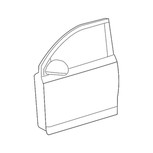 Carcasa de la puerta delantera del lado del conductor image