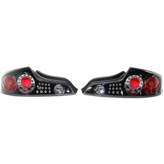 INFINITI G35 Tail Light Set 2 Pcs Set Clear Lens Bezel Coupe - IN2811106