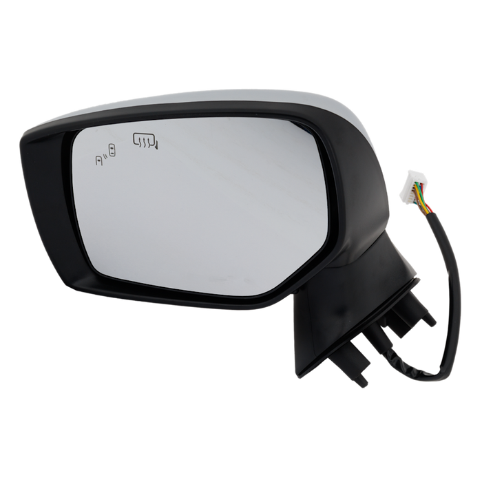 Subaru Legacy/Outback Driver Side Door Mirror Heated W/Blind Spot Detection W/Signal Lamp W/Covers Silver Assembly - SU1320174