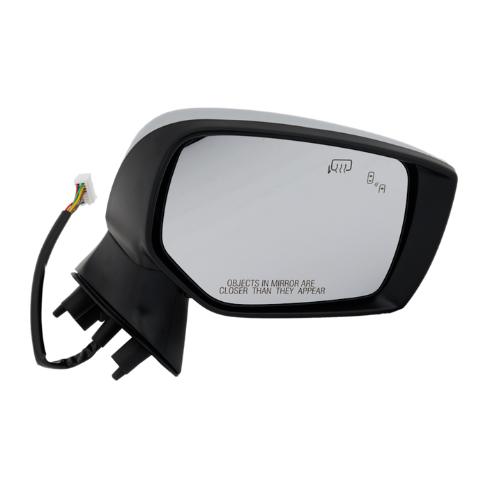 Subaru Legacy/Outback Passenger Side Door Mirror Heated W/Blind Spot Detection W/Signal Lamp W/Covers Silver Assembly - SU1321174