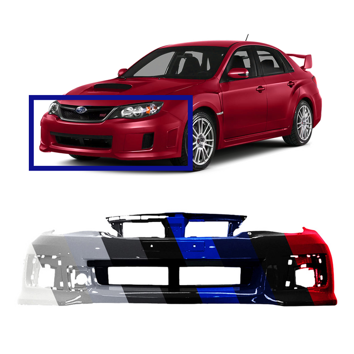 Subaru Impreza WRX / WRX STi CAPA Certified Front Bumper - SU1000167C