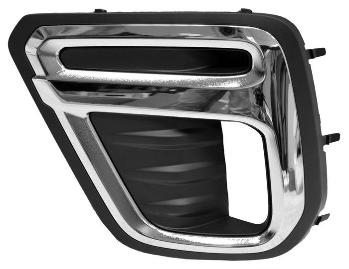 Subaru Forester Premier/Touring Front Driver Side Bumper Insert Fog Lamp Bezel W/Led Fog Lamps Chrome Trim - SU1038120