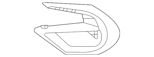 Subaru Legacy Bumper Insert Fog Lamp Opening Cover - SU1038182