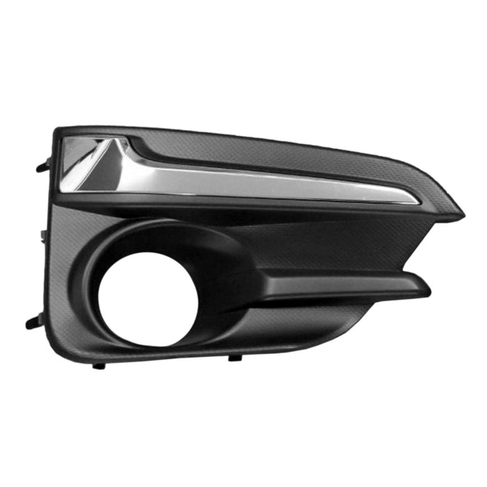 Subaru Impreza Front Passenger Side Bumper Insert Fog Lamp Bezel For Use W/Fog Lamps W/Chrome Trim Hatchback/Sedan - SU1039113