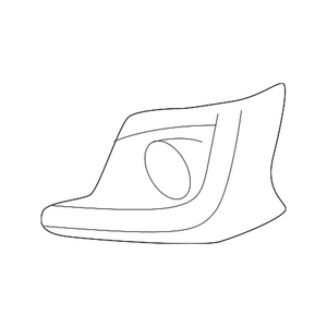 Front Passenger Side Bumper Insert image