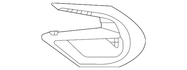 Subaru Legacy Bumper Insert Fog Lamp Bezel - SU1039183